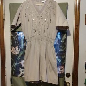 ALDOLFO SHORTS ROMPER WITH NAVAHO FLARE!